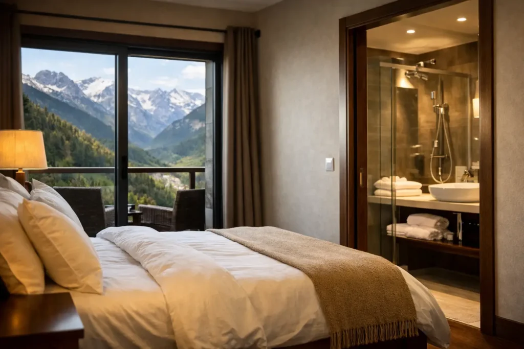 Habitaciones con baño privado en Pirineos