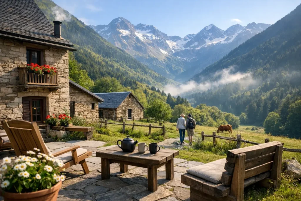 Qué incluye una estancia rural en los Pirineos