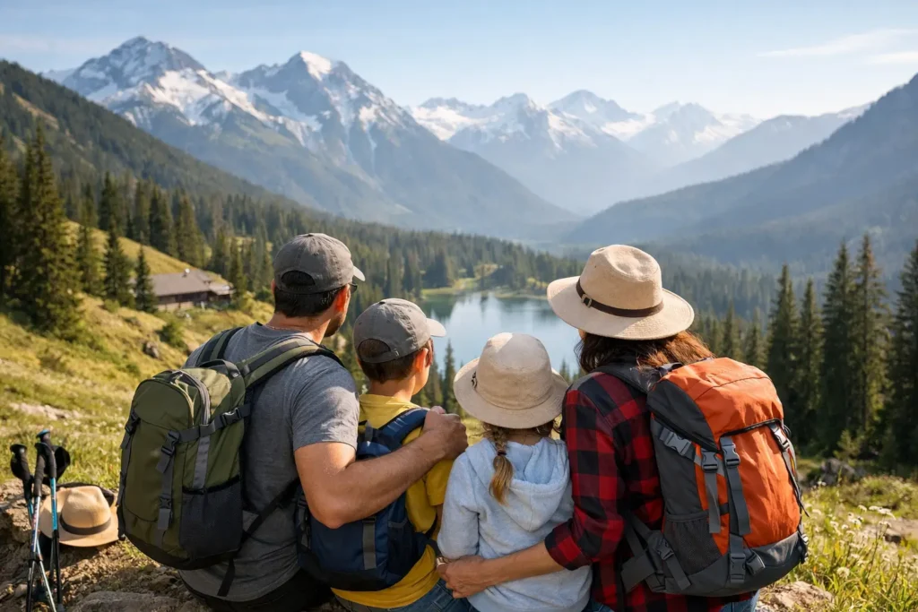 Cómo organizar vacaciones familiares en la montaña