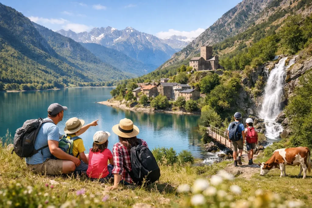 Guía de turismo familiar en Pallars con niños