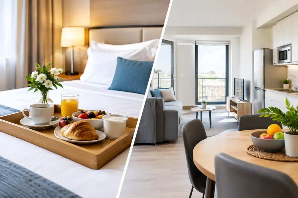 Estancia con desayuno o apartamento: ¿qué compensa?